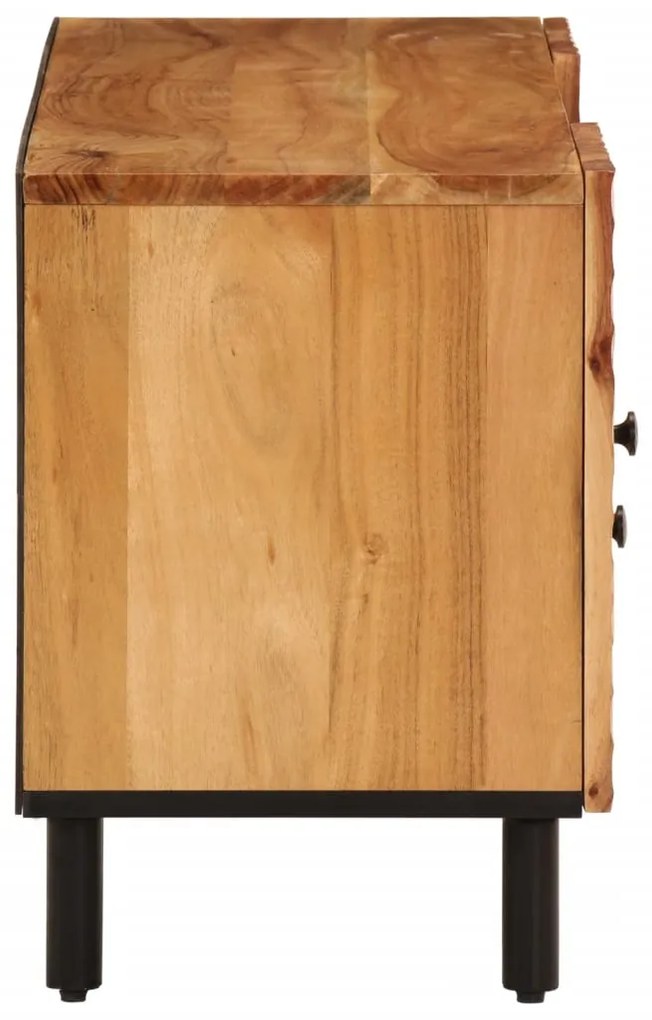 Móvel de TV 105x33x46 cm madeira de acácia maciça