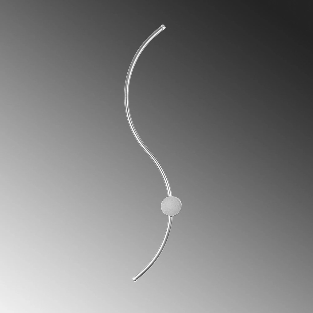 Aplique de Parede Uyan – Cromado – 90x17x10 cm