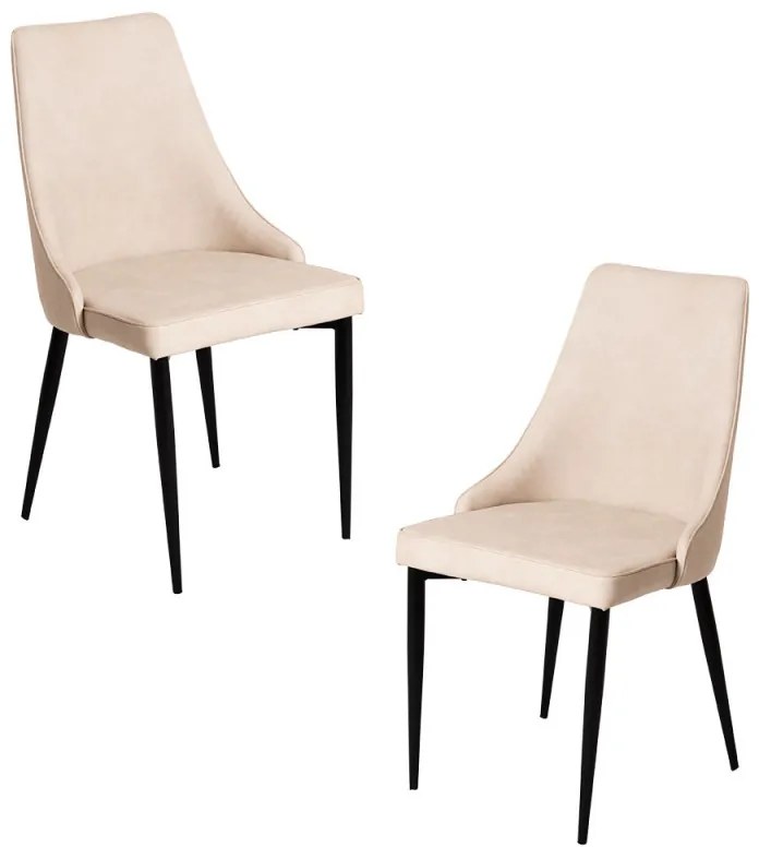 Pack 2 Cadeiras Stoik Vintage - Beige
