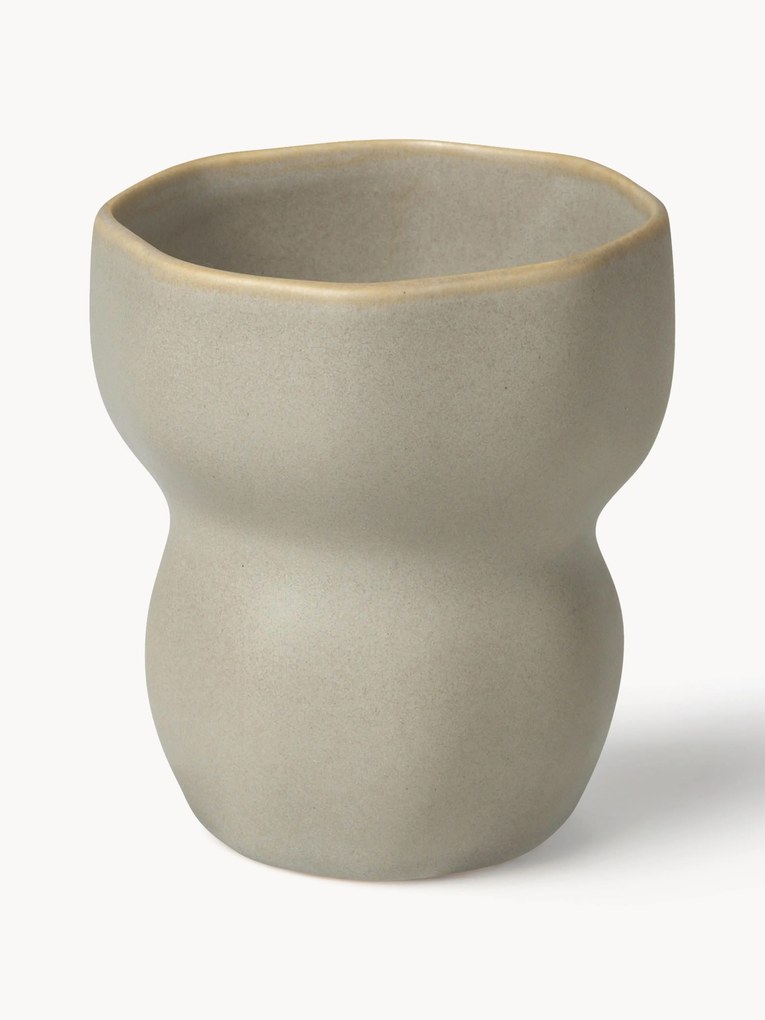 Chávenas artesanais de forma orgânica Limfjord, 200 ml, conjunto de 2