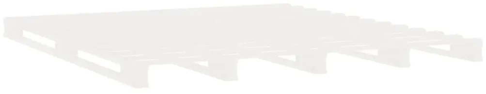 Cama sem colchão 180x200 cm madeira de pinho maciça branco