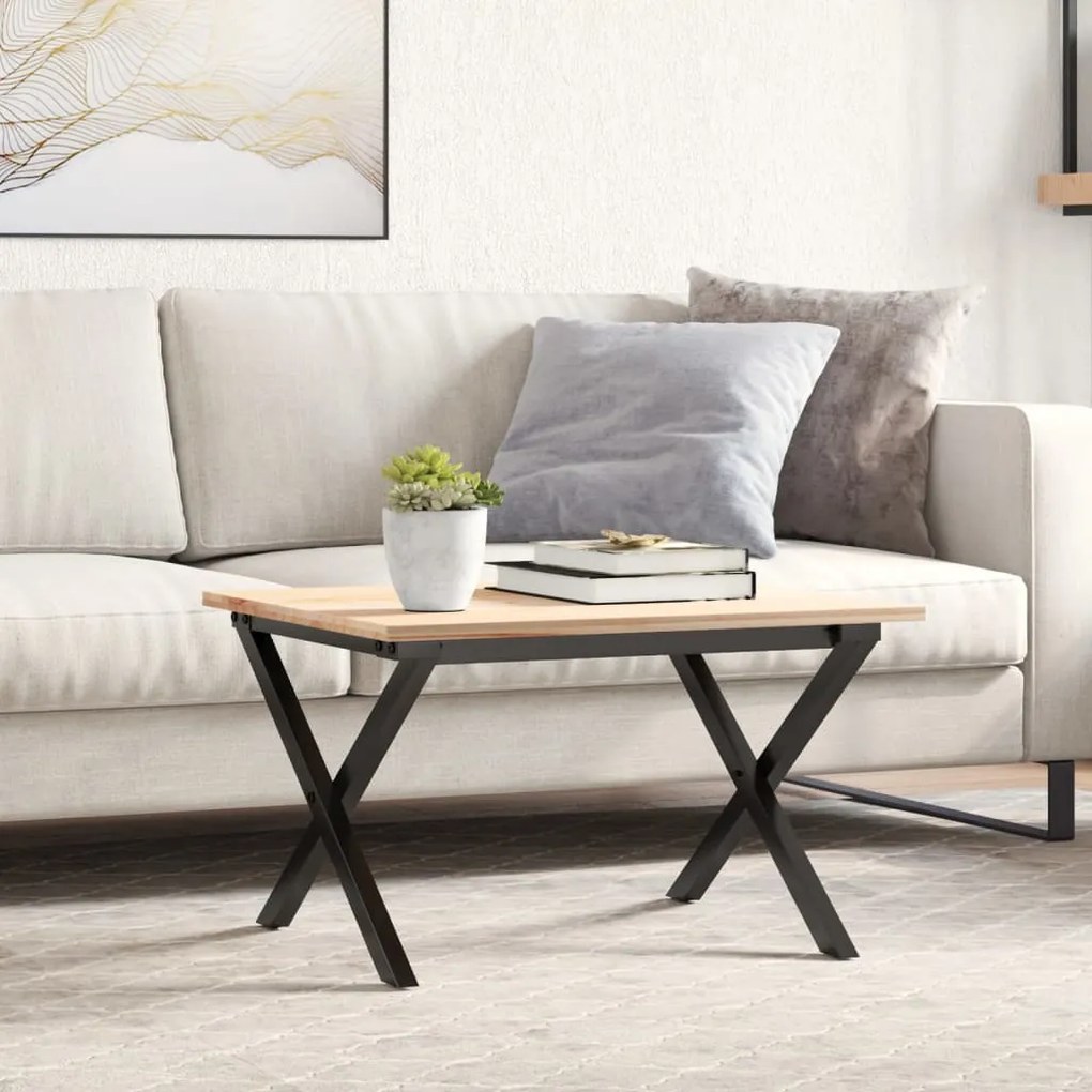 Pernas para mesa de centro estrutura em X aço