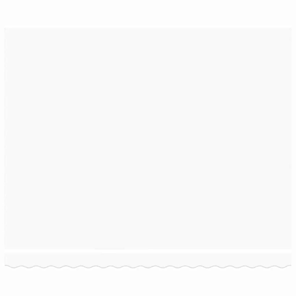 Toldo Retrátil Automático vidaXL com LED Branco 400x300 cm