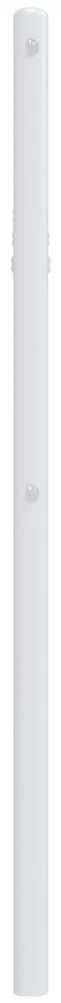 Cabeceira de cama 75 cm metal branco