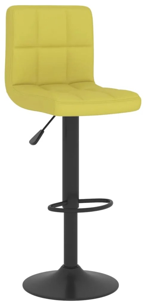 Bancos de bar 2 pcs tecido verde