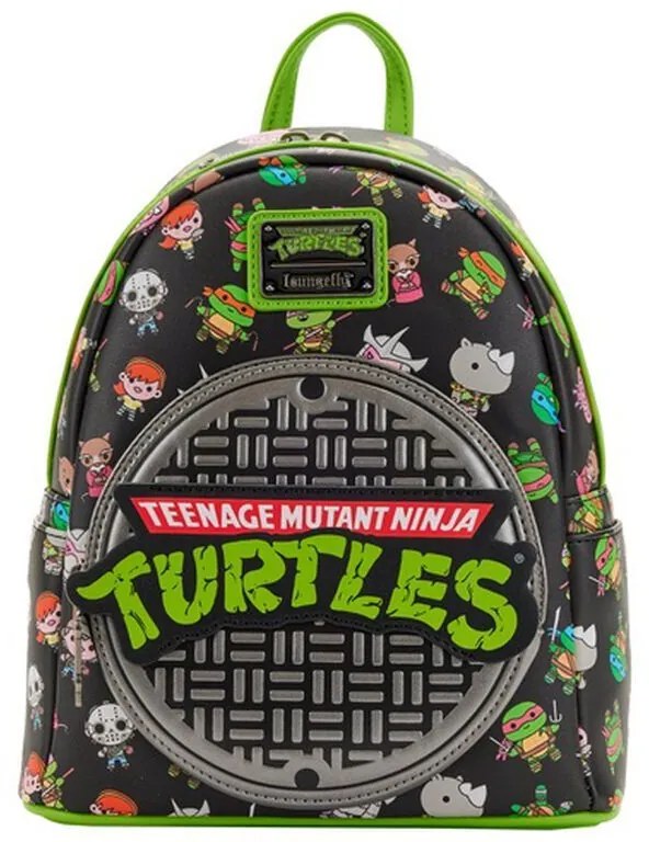 Mochila Tampão de esgoto Tartarugas Ninja Loungefly 26cm LOUNGEFLY