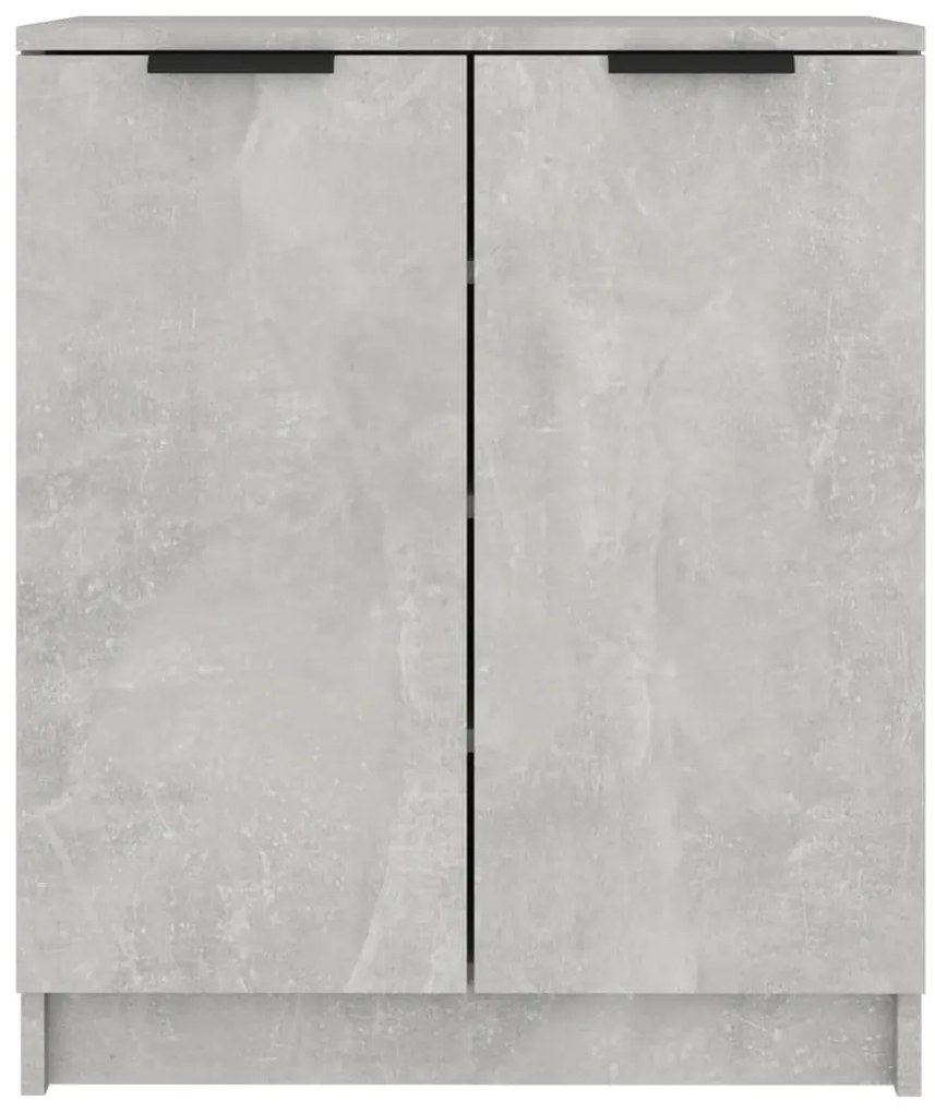 Sapateira 59x35x70 cm madeira processada cinzento cimento