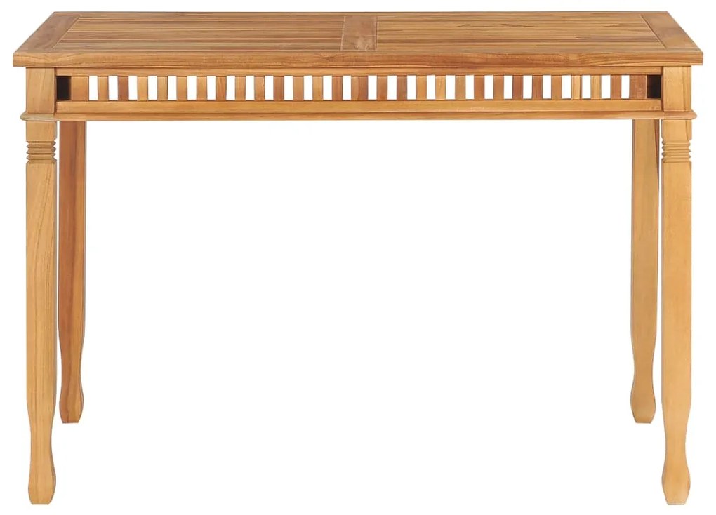 Mesa de jantar para jardim 110x65x80 cm madeira de teca maciça