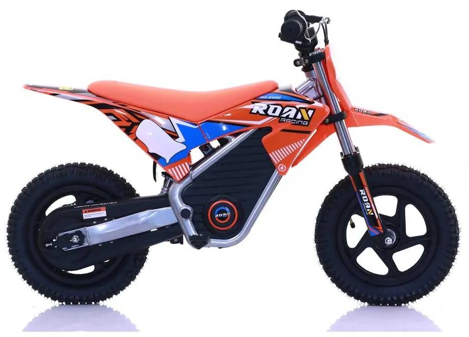 Mini moto elétrica para crianças Minicross electrica 250W 12/12"  Warrior MX-E250 Laranja