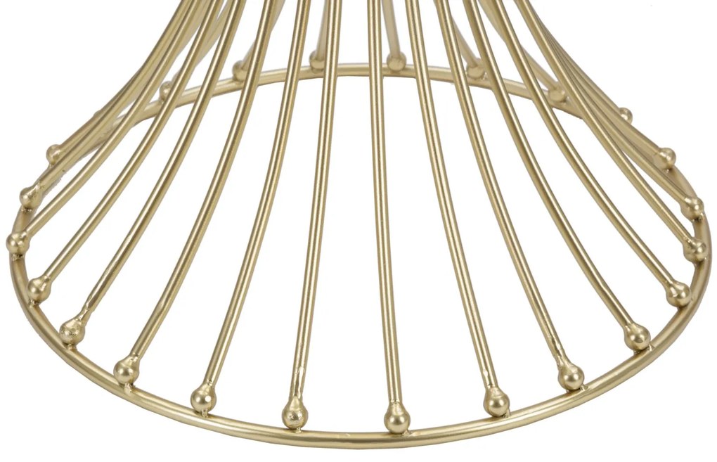 MESA DE APOIO CENTUR Ø 50X103 CM DOURADA