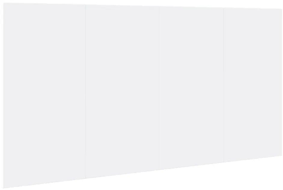 Cabeceira de cama c/ armários 160cm derivados de madeira branco