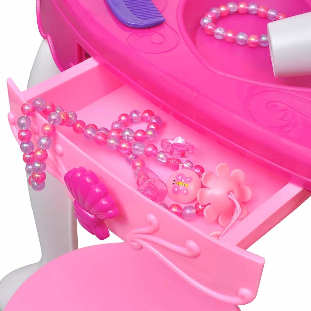 Toucador brinquedo com 3 espelhos e luz/som
