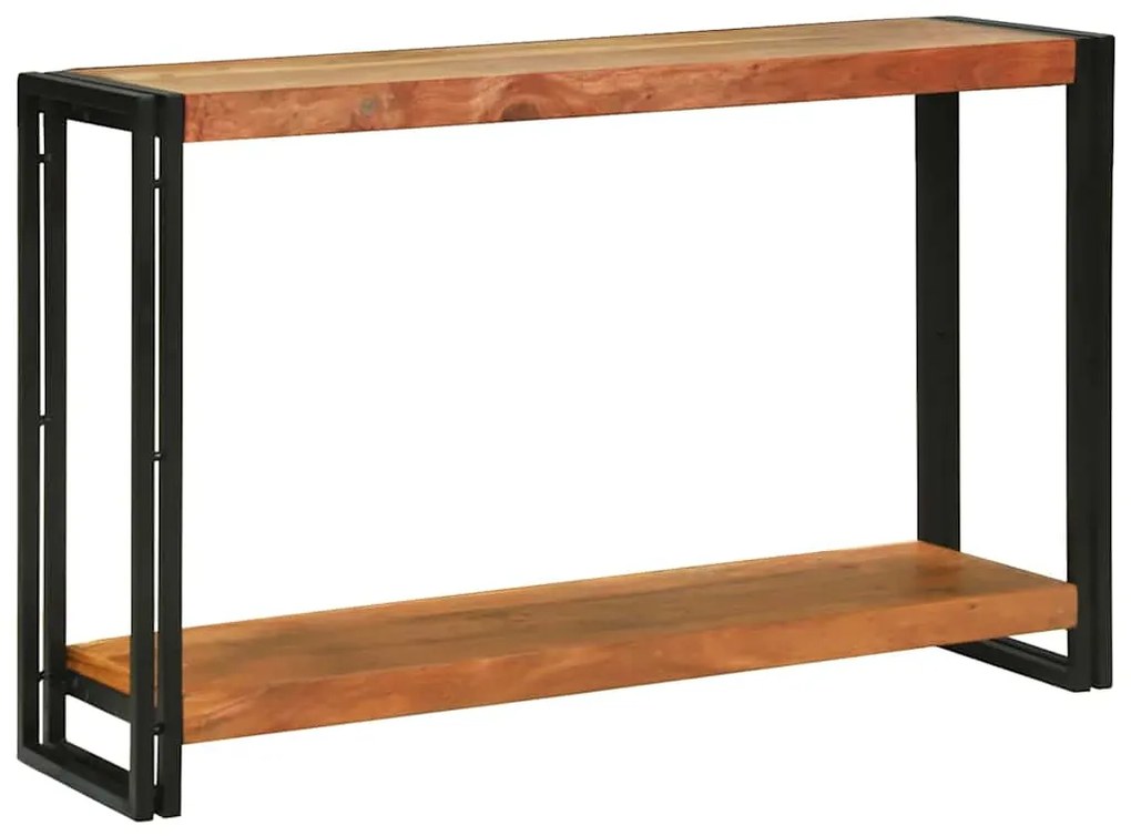 vidaXL Aparador Castanho 120 x 33 x 75 cm Madeira Sólida de Acácia