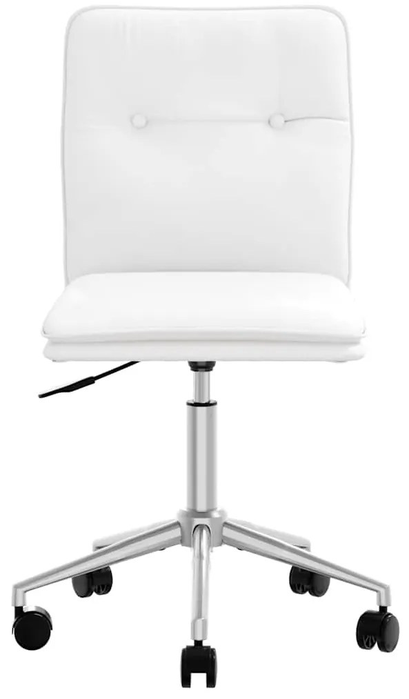 Cadeira de jantar couro artificial branco