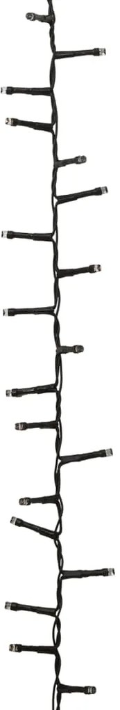 Cordão de luzes compacto 1000 luzes LED 25m PVC pastel multicor