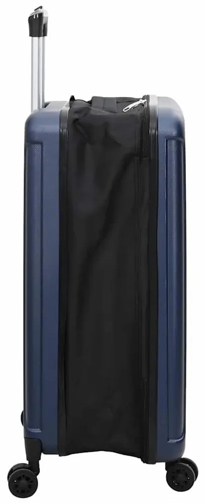 Mala Dobrável com Casca Dura 20'' Azul Escuro 34x23x55.5 cm ABS