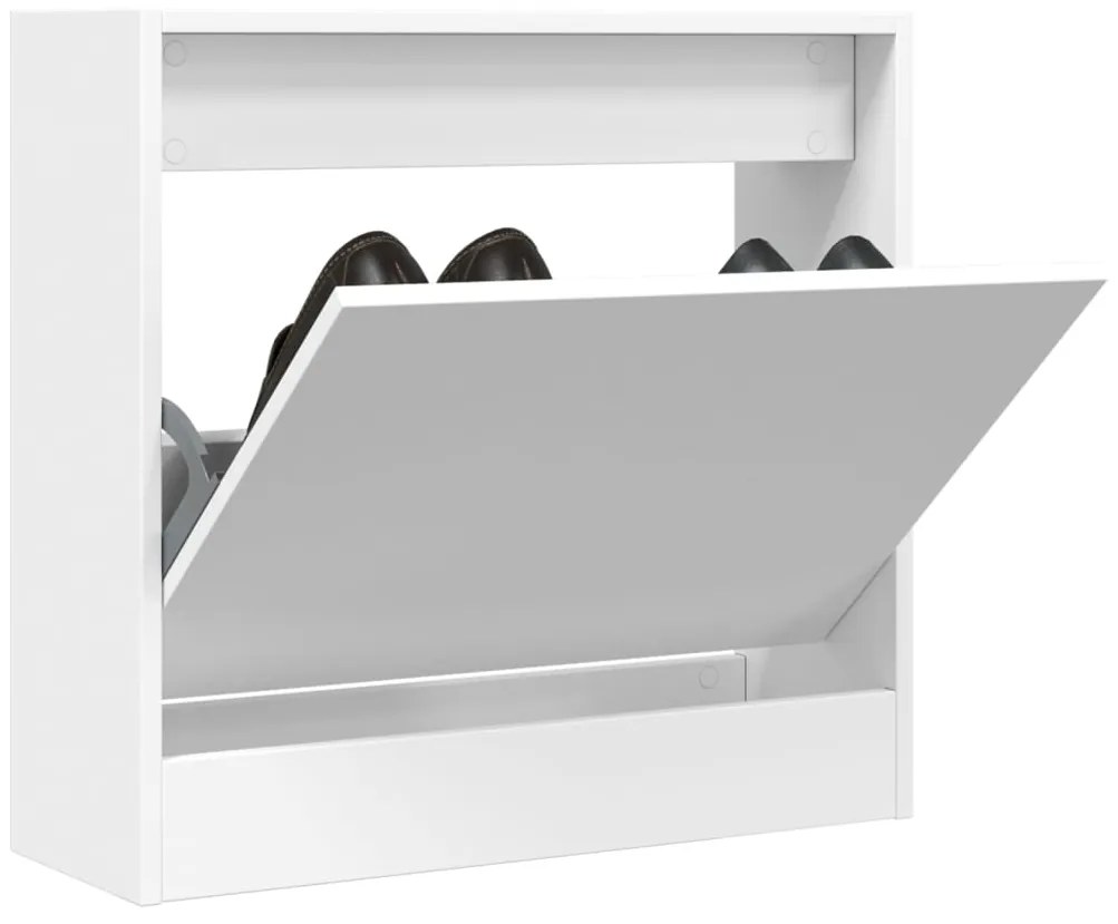 vidaXL Sapateira 60x21x57 cm derivados de madeira branco