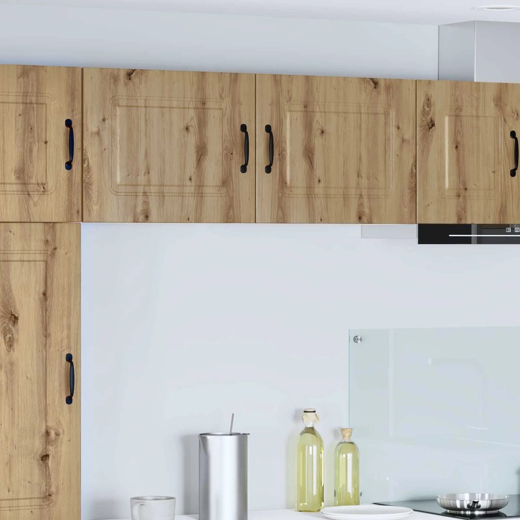 vidaXL Armário de Cozinha Kalmar 2 pcs Carvalho Artesanal