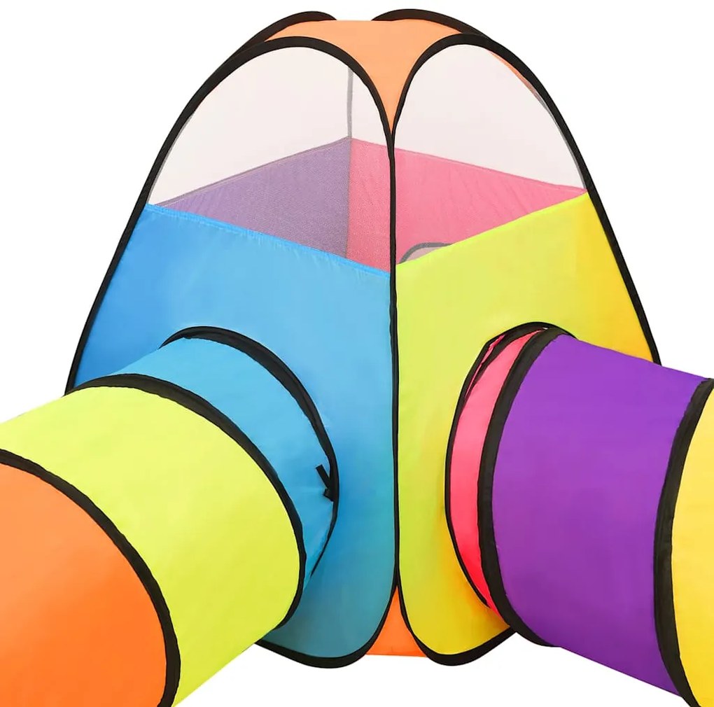 Tenda de brincar infantil 190x264x90 cm multicor