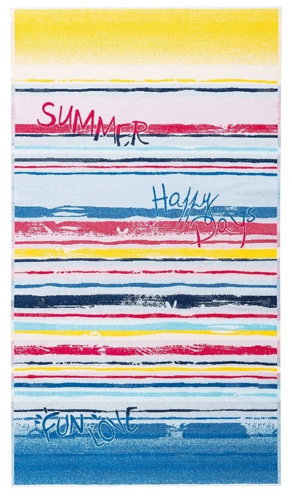 100x180 cm - Toalha de praia 100% algodão Sorema SUMMERTIME BEACH TOWELS
