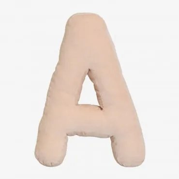 Almofada De Veludo Infantil Warta Rosa Marshmallow - Sklum