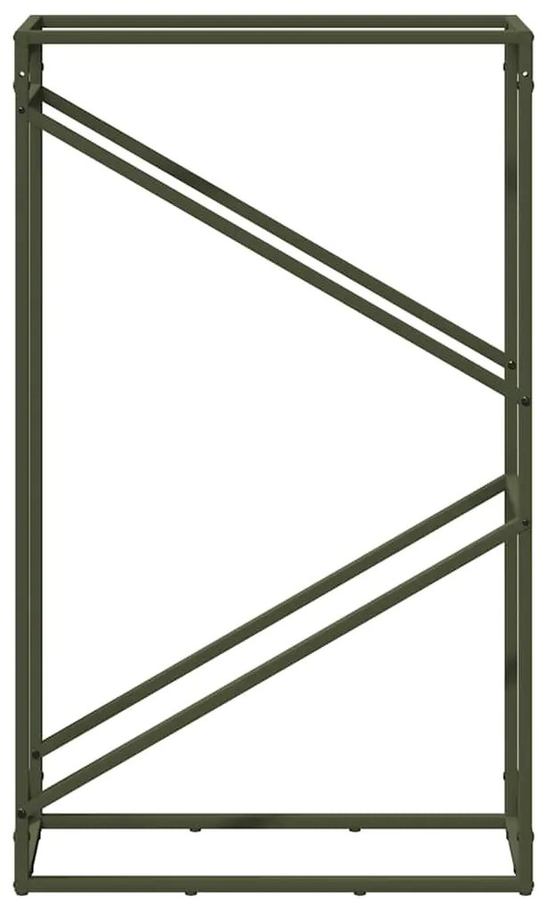 Suporte para lenha aço laminado a frio verde azeitona