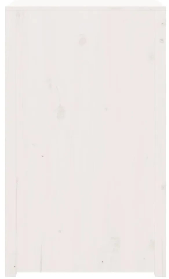 Armário de cozinha p/ exterior 55x55x92 cm pinho maciço branco