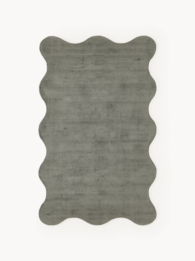 Tapete artesanal Wavy, bege