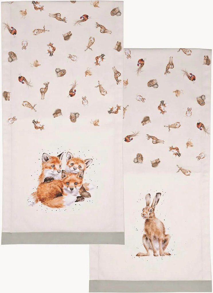 Corredor de mesa em algodão Woodland