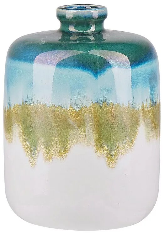 Vaso de flores multicolorido 22 cm COLOSSE Beliani
