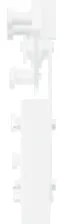 Porta Deslizante vidaXL com Conjunto de Hardware Branca 86x198.5 cm Ma