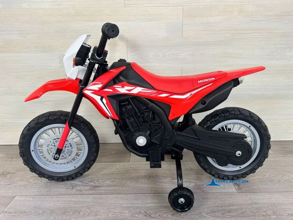 Mota elétrica 12V para crianças 3 a 6 anos Honda CRF250L Vermelha