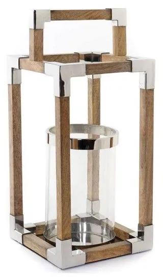 Aquiles Wood Metal Lamp 50,5cm