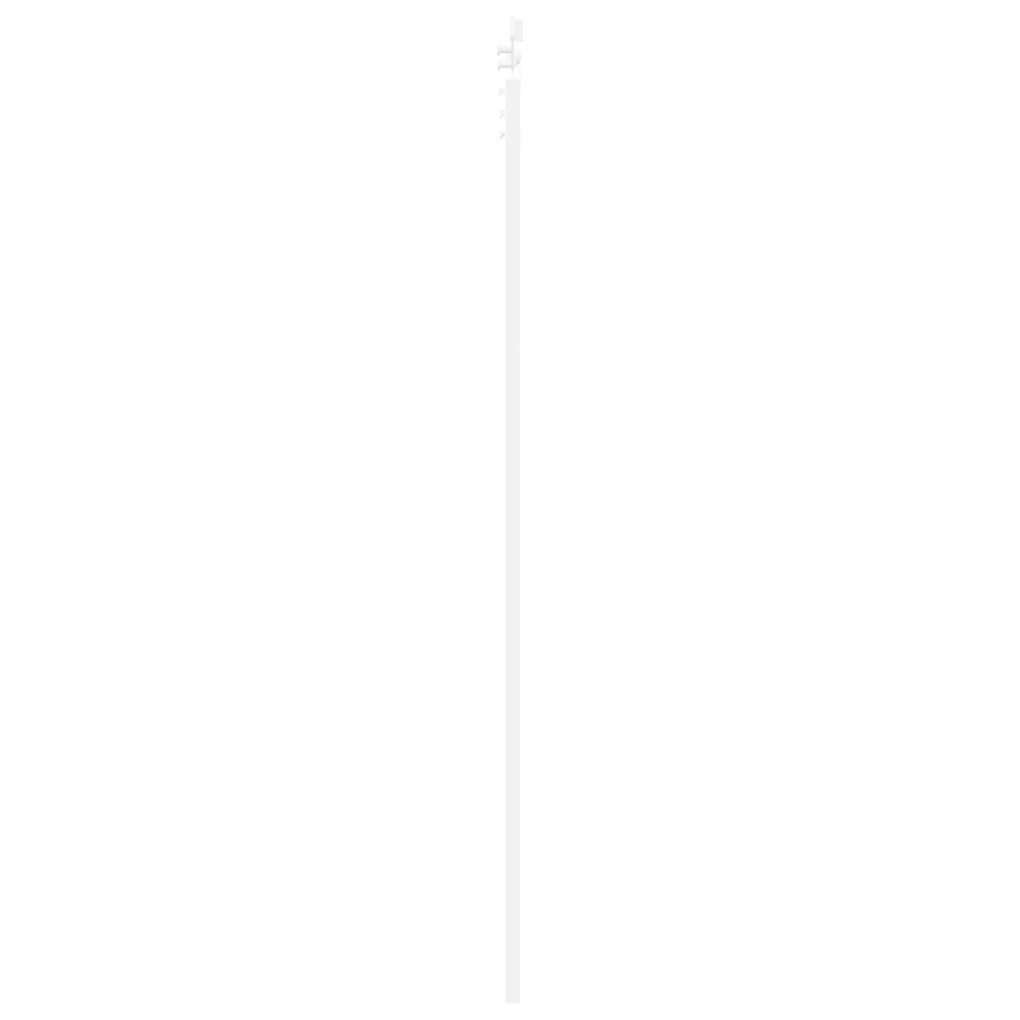 Porta Deslizante vidaXL com Conjunto de Ferragens Branca 78x232 cm Mad