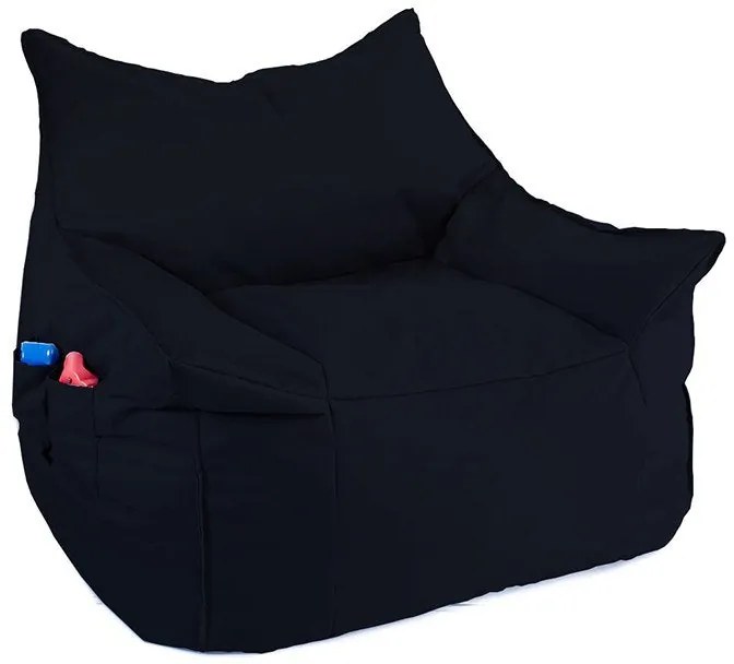 Pouf Cinema – Preto – 90x80x55 cm | Tribo Home