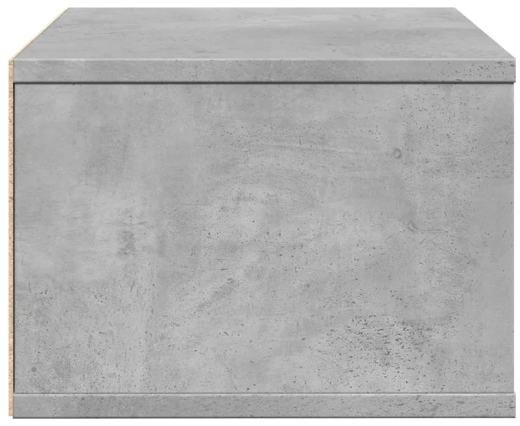 Suporte de impressora 40x32x22,5 cm derivados de madeira cinza