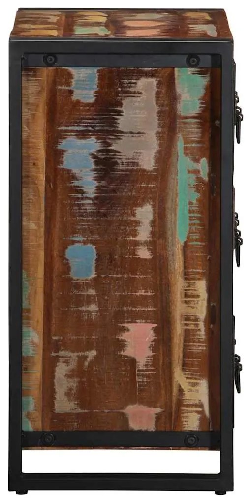 Aparador 50x35x70 cm madeira recuperada maciça