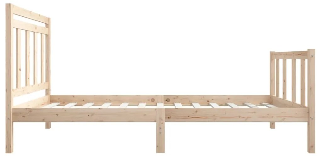 Estrutura de cama pequena solteiro 75x190 cm madeira maciça