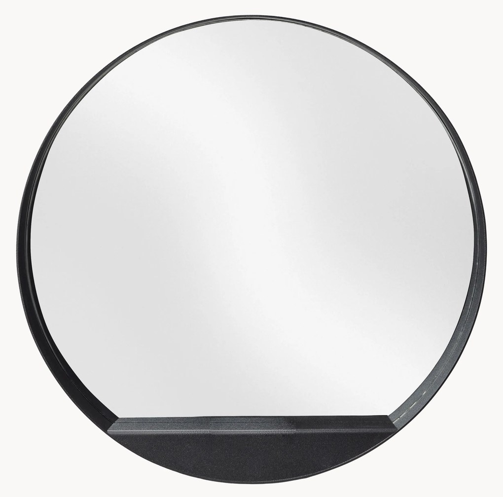 Espelho de parede com castiçal Glim