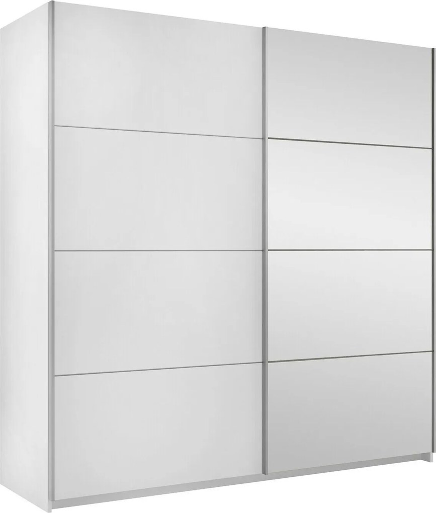 Roupeiro Comfivo Granium II, Branco, 210x200x60cm, 173 kg, Portas para roupeiro: Deslizante