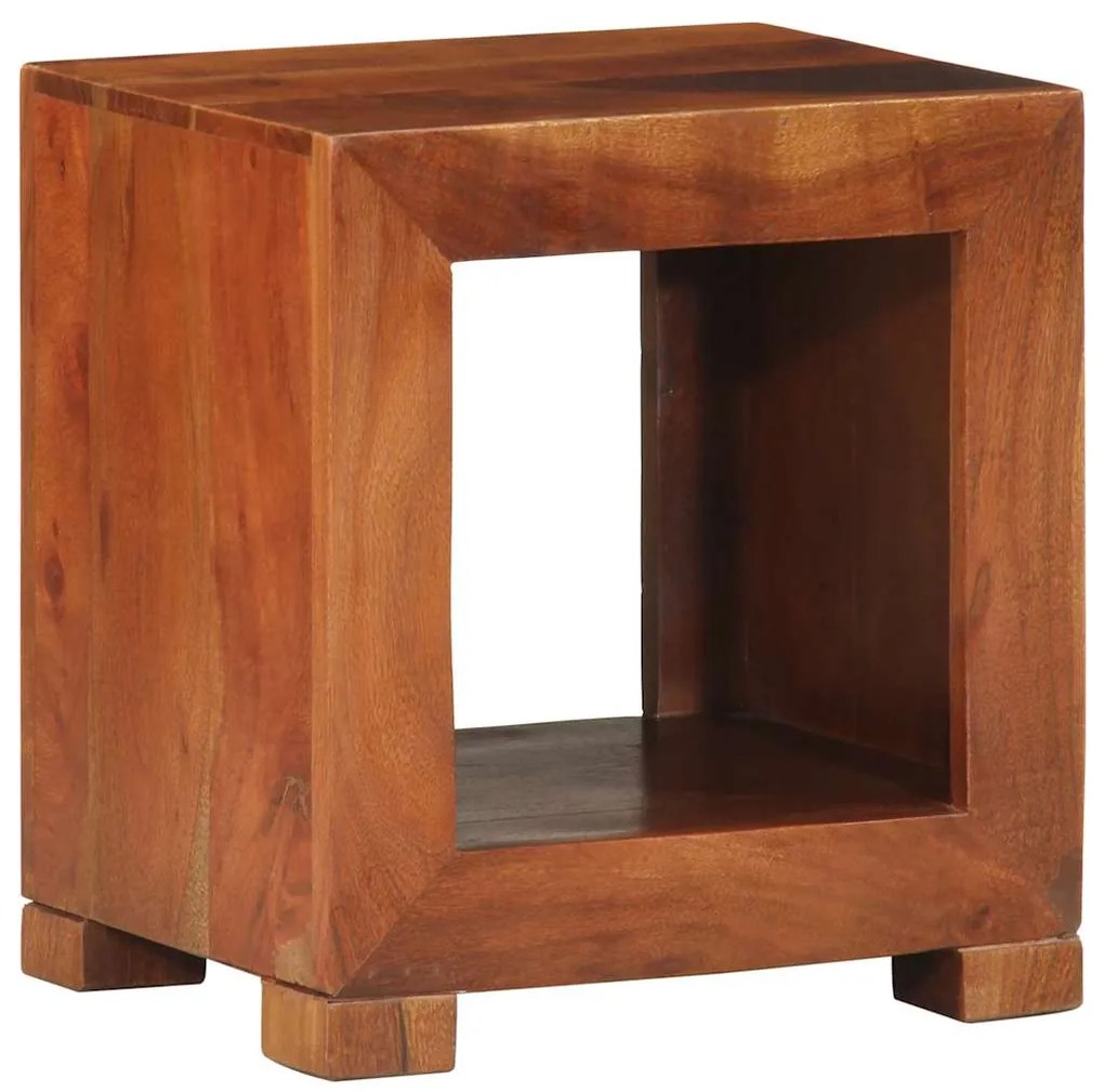 Mesa de apoio 37x29x40 cm madeira de acácia maciça