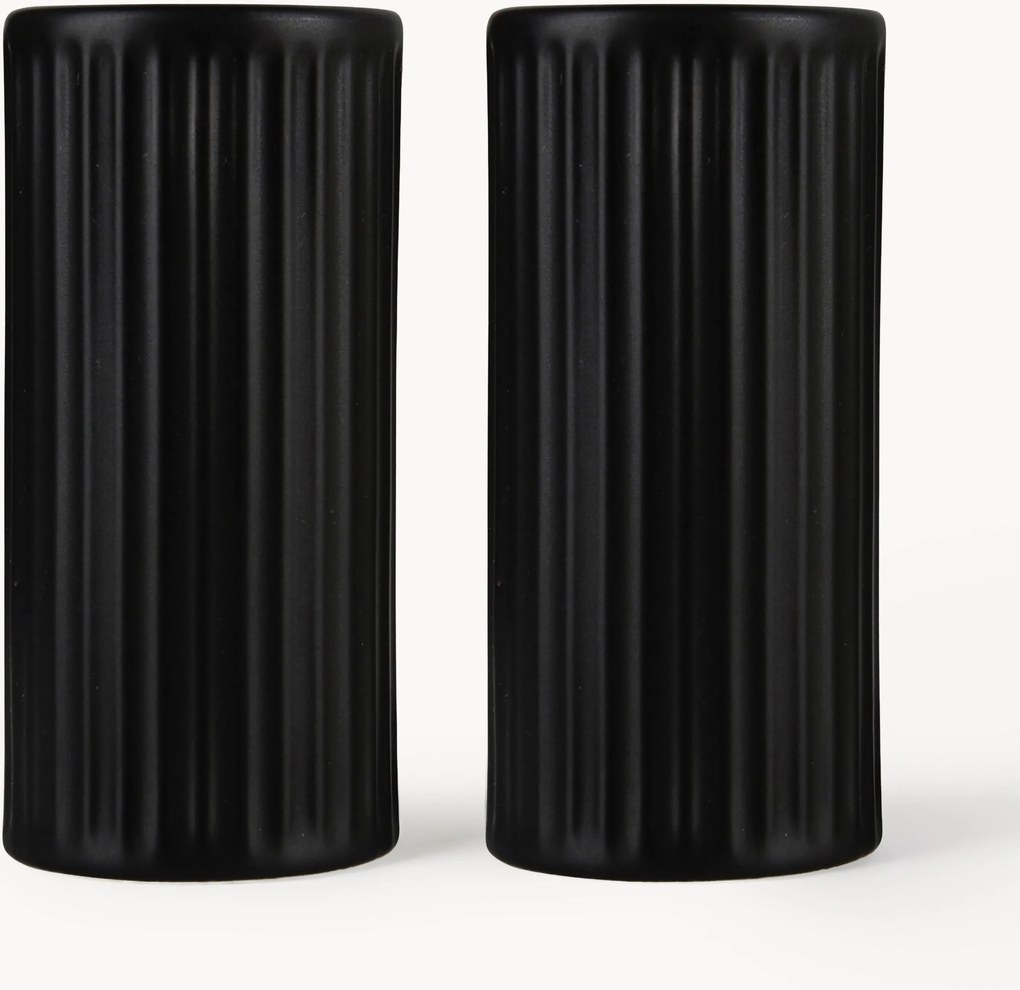 Saleiros e pimenteiros Groove, conjunto de 2