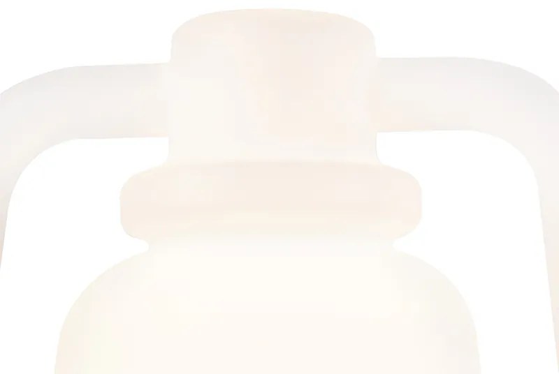 Candeeiro de pé branco 51 cm IP44 - STORM Large