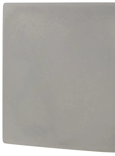 Candeeiro de parede quadrado rústico em betão - Alban