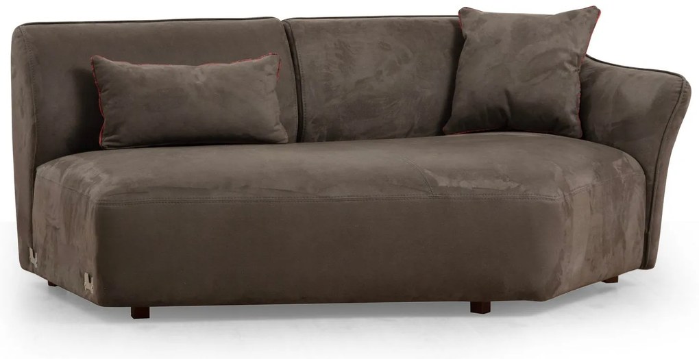 Sofá de Canto Mentis – Castanho – 360x108x79 cm