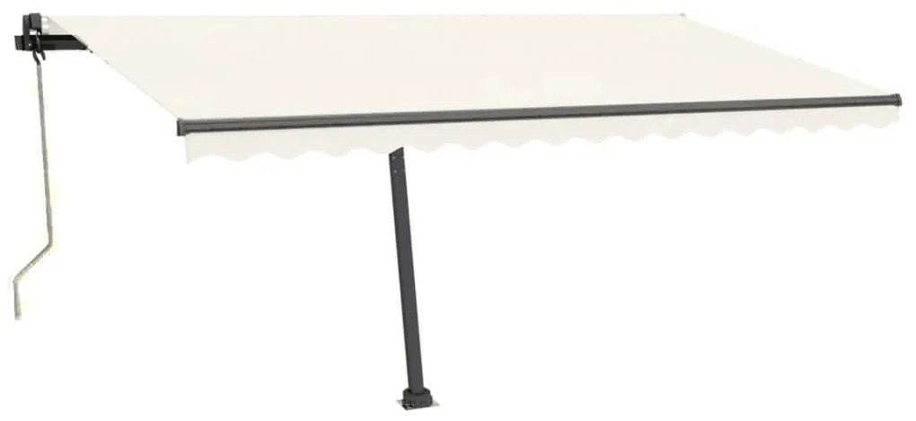 Toldo automático independente 450x350 cm cor creme