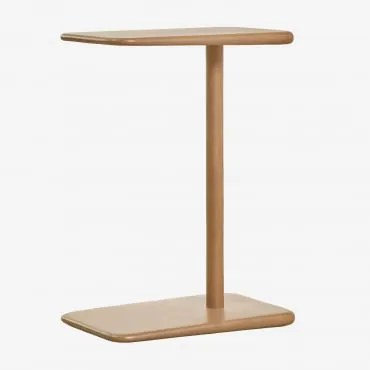 Pack De 2 Mesas De Cabeceira Retangulares 40x25 Cm Em Madeira Tinsley Madeira De Manga - Sklum