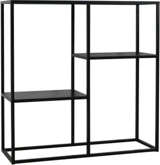 Estante 80x80 Cm Em Aço Thura Negro-de-fumo - Sklum