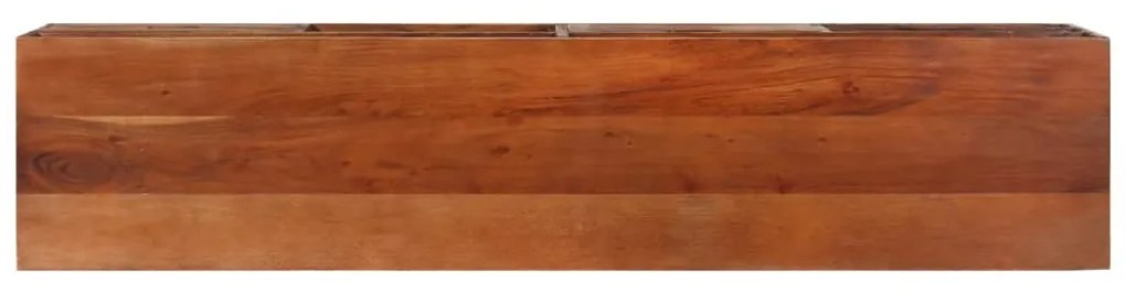 Móvel de TV 140x30x35 cm madeira de acácia maciça