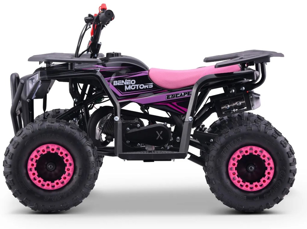 Moto 4 gasolina para Crianças Motors Quad Escape 49cc Rosa